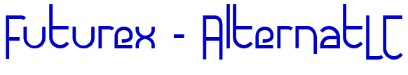 Futurex - AlternatLC font